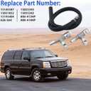 HVAC Heater Hose Assembly with Metal Tee Connector Compatible with Cadillac Escalade/Chevrolet Suburban/Tahoe/GMC Sierra, replace 15145587 15051852 15195404 626-564