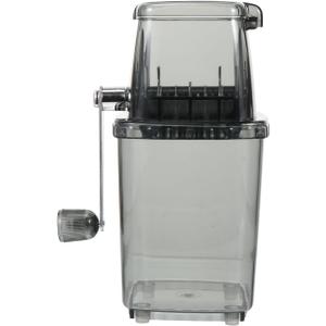 ARTIBETTER Portable Hand Crank Ice Crusher Chopper - Manual Ice Grinder for Kitchen, Travel, and Outdoor Use - Compact and Lightweight, Ideal for Shaved, Snow Cones, Slush and Drinks - Black