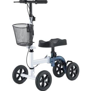RINKMO Knee Scooter,All-Terrain Foldable Knee Scooter Walker GWM-9152