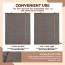 Bamboo Blinds for Interior Windows, 40"W X 63"H Bamboo Roller Shades Indoor