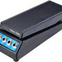 DF1511A Guitar Stereo Volume Pedal, Compact, Black, Dual Input & Output, Knob Control
