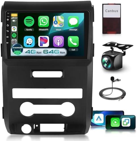 Amazon.com: 4G+64G for Ford F-150 2009-2012 Car Radio Upgrade with DSP Wireless Carplay Android Auto, Sellrich 9 inch 1280P Touch Screen Car Stereo Bluetooth 5.0 GPS WiFi FM/RDS Mirrorlink SWC Backup Camera : Electronics