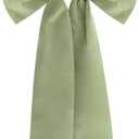 Meseey 36x18 Inches Extra-Large Christmas Tree Topper Bow Moss Green Velvet Ribbon Gift Bows for Christmas Home Decor, Outdoor Indoor Car Decoration