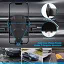 Car Phone Holder Mount for Mazda CX-5 2023-2022, 2023 Accessories, Compatible with 4.5-7.5 inch Smartphones, Black