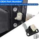 AUTOVIC Tailgate Hinge Bushing kit for 2005-2023 Nissan Titan with Aluminum Replace Tailgate Hinge 93470-ZH000