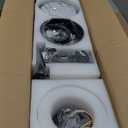 52 Inch Solid Wood Ceiling Fans with Lights and Remote, 3 Blade Walnut Outdoor Ceiling Fans with Wall Control, Dimmable, 6 Speeds, Quiet DC Motor for Bedroom/Patios/Farmhouse/Living Room