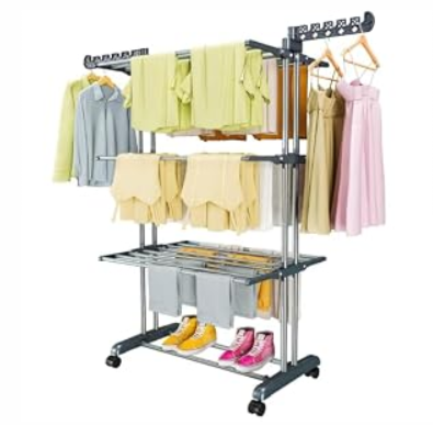 PurKeep Folding Drying Rack, Clothes Air Drying Rack