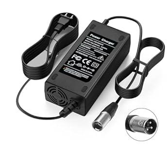 24V 5A 3-Pin Male XLR Charger for Lakematic, Pride Mobility, Jazzy Power Chair, Drive Medical, Golden Technologies, Shoprider, Rascal 200T/500T/301 PC 24BC5000TF-1, Only for Lead Acid Battery