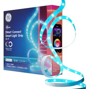 Cync GE Smart LED Strip Light, Color Changing Room Decor LED Light Strip, Works with Alexa and Google Home, Matter Compatible, LED Lights for Bedroom, Millions of Colors and White Tones, 32 Feet