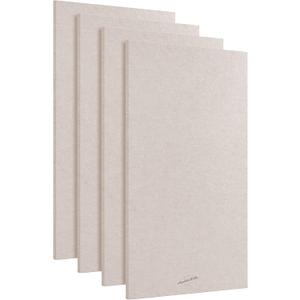 Acoustic Panels, 4 Pack ROOM KIT, Large, 46" x 23", Natural