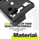License Plate Frame Compatible with Fd F150 2.7L 3.0L 3.5L 2021 2022 2023, Front Bumper License Plate Bracket Replace OE # FO1068187, ML3Z-17A385-BB