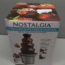 Nostalgia 4 Tier Electric Chocolate Fondue Fountain Machine for Parties - Melts Cheese, Queso, Candy, and Liqueur - Dip Strawberries, Apple Wedges, Vegetables, and More - 32-Ounce - Stainless Steel