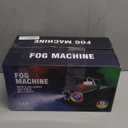 Fog Machine Halloween Outdoor, Smoke Machine with Disco Ball Lights, 600W Power and 3000CFM with 13 Colors LED Lights Wireless Remote Control, Perfect for Indoor, Parties, Halloween, Wedding, DJ Stage