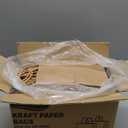 Tobvory Brown Paper Bags, 100pcs 5.25x3.75x8 Inches, Kraft Brown Paper Bags With Handles, Recycled Small Gift Bag With Handles, Ideal For Shopping Retail Grocery