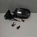 JDMSPEED Right Passenger Side View Mirror Compatible with 20172022 Honda CRV Manual Folding Power Glass Heated Blind Spot Turn Signal Light Black Replace#76201T1WA01ZF(9Pins)