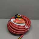 Continental Premium Garden Red Heavy Duty Hot Water Garden Hose, 5/8in Inside Diameter x 50ft Length, Male x Female Garden Hose Thread