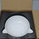 Ceramic Raised Cat BowlTilted Raised Cat Bowl Anti Vomit Cat Bowls for Indoor Cats Whisker Friendly Pet Feeder for Cats Puppies, Microwave and Dishwasher Safe (White)