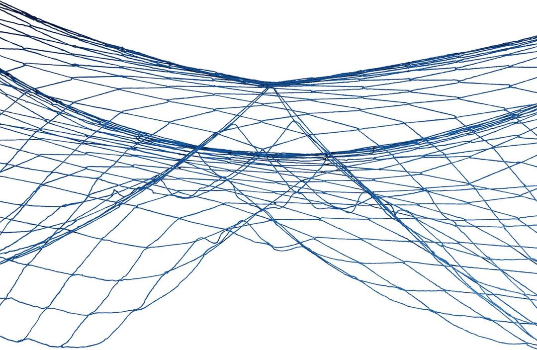 Beistle Blue Cotton String Novelty Nautical Decorative Fish Netting Under The Sea Luau Party Supplies (4' x 12')