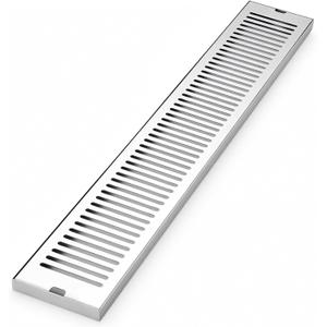 Gerrii 1 Pcs 31.5inch Stainless Steel Bar Drip Tray, Surface Mount No Drain