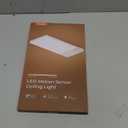 FULEN Rechargeable Motion Sensor Ceiling Light Upgraded,Closet Light with 12000mAh Battery, LED Shower Lights, Ceiling Lamp for Bathroom,Pantry,Garage,Remote Control (White)