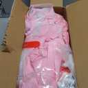 EVOIONOS Princess Tent for Girls, Kids Play Tent with LED Star Lights, Castle Playhouse for Children Indoor Outdoor Games, 55X53 inches, Pink