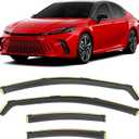 Shatterproof in-Channel Window Rain Guards for Toyota Camry 2025-2026, Window Deflectors, Window Visors for Car, Vent Deflector, 4pcs