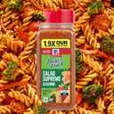 McCormick Perfect Pinch Seasoning, Salad Supreme, Vibrant Blend of Romano Cheese and Savory Spices for a Pop of Flavor, Color and Texture on Salads & More, 8.25 oz (EXP 05/23/26)