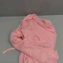 Saodimallsu Womens Swimsuit Cover Up Long Sleeve Sheer Mesh Knit Mini Dress Backless Tie Summer Beach Vacation Outfits (Small, Pink)