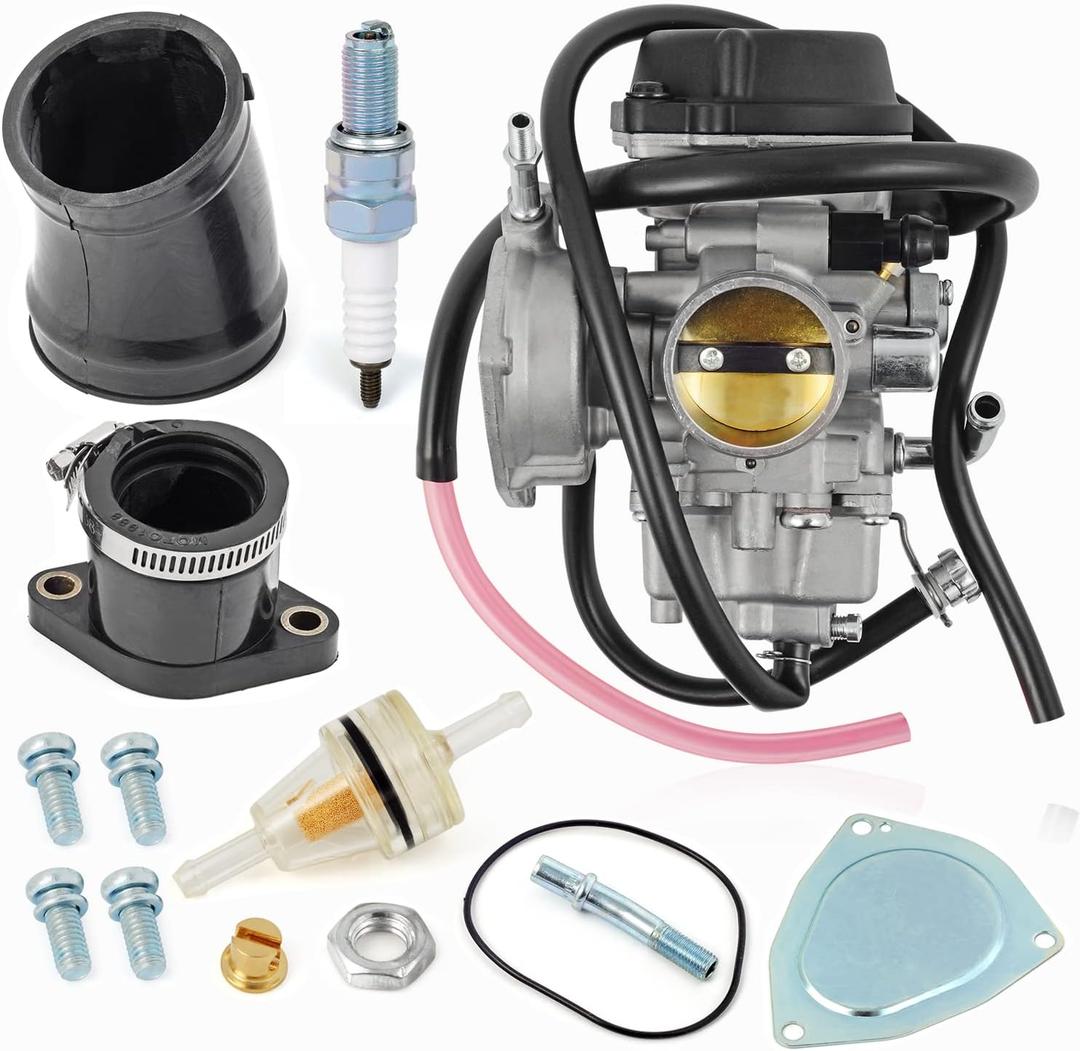 Carburetor Carb & Intake Manifold Boot Kit For Yamaha 2004-2013 Raptor 350 Carb