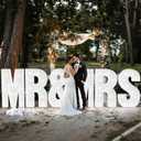 Marquee Letters 4 Feet Tall, Large Light Up Letters H for Marry Me Wedding Event Bridal Shower Baby Shower Graduation Anniversary Party Decor