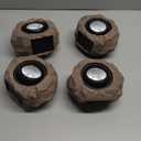 Solar Rock Lights Outdoor, 4 Pack Solar Spotlights Outdoor Waterproof Super Bright Rock Light, Adjustable Light Angle Landscape Rocks for Decks Yard Pathway Walkway Patio Lawn