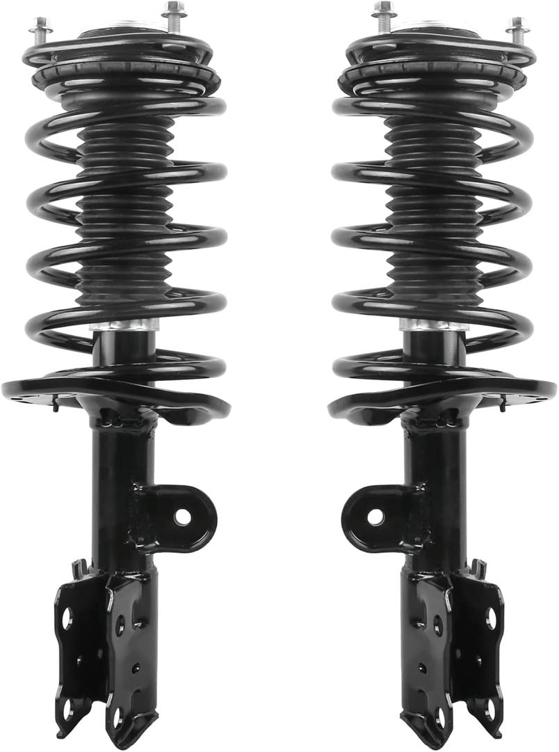 MOSTPLUS Front Pair Complete Struts Assemblies 172689 172688 Compatible With 2010-2015 Toyota Prius 1.8L Coil Spring Shock Absorbers