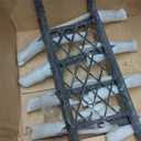 G GOOD GAIN Fireplace Grate with Ember Retainer, 15.5" Heavy Duty Cast Iron Indoor, Chimney Hearth Wood Stove Burning Rack Holder,1/2 Bar Fire Place Asseccories for Outdoor, Fire Pits, Camping.