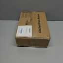 Delamu Stackable Metal Fruit Basket with Wood Lid 2 Pack, Hanging Wall Organizer for Kitchen Counter, Pantry Storage for Onions, Potatoes, Garlic, Fruits, Spices, Black