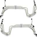 Replacement P7100 Fuel Injector Line Set for 94-98 5.9L 12V Cummins Diesel, Stainless Steel, Solenoid Valve, 12 Ports, 1/2 in Inlet, 1/4 in Outlet, NPT Connections