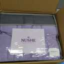 Weighted Blanket for Adults (20 lbs, 60”x80”,Purple)Queen Size. 100% 300TC Viscose, Derived from Bamboo-Premium 7 Layer Cooling Weighted Blankets. Breathable Blanket with travel bag & Machine Washable