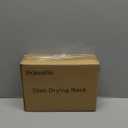 Pukomc Dish Drying Rack, Stainless Steel Iron Dish drainers for Kitchen Counter with Cutlery & Cup Holders,Over The Sink Dish Drying Rack,Large,Black