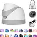 Replacement Lid for Owala Freesip, Compatible with Owala Cup 16oz 24oz 32oz 40oz, One Button Water Bottle Top Lid for Owala Freesip, Leakproof, BPA-Free, Ash White