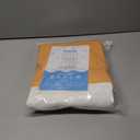 Awellife Boho Yellow Shower Curtain for Bathroom Farmhouse Cotton Stripe Tassel Shower Curtain Natural Texture 72" L x 60" W