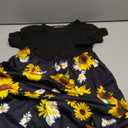 Deerose Girls Summer Maxi Dress American Flag Dresses with Pockets 5-6 Years, Sh | Sunflower