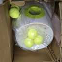 ALL FOR PAWS Automatic Dog Ball Launcher for Medium to Large Dogs, Interactive Tennis Ball Thrower, Rechargeable Dog Toy Mental Stimulation Training Game for Energetic Dogs
