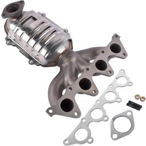 GELUOXI Manifold Catalytic Converter Replacement for Kia Rio Hyundai Accent 4 Cyl 1.6L 2006-2011 641529 757518