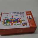 Gemmicc Magnetic Tiles 100 PCS with 2 Cars, STEM Approved Educational Magnet BuildingToys, Magnet Puzzles Stacking Blocks for Boys Girls