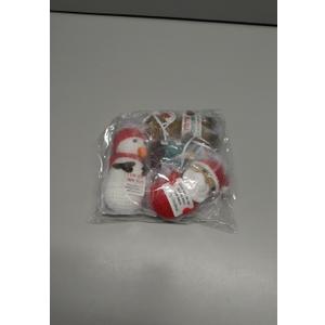 Funny Handmade Crochet Christmas Decorations,Cute Christmas Tree Santa Claus Snowman Deer Ornaments Decor with Card,Best White Elephant Gifts for Adult Kids,Unique Stocking Stuffers Idea for Women Men