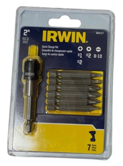 Irwin IWAF12-7 7Pc Quick change set #37