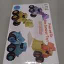 Press and Go Car Toys Push Go Friction Vehicle Toys 18-36 Months Dinosaur Construction Car Set for 2-6 Year Old Toddlers Boys Girls Kids, Dino Racing Brithday Gift Party Favors Toy