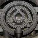 Three Ring Burner (Propane Gas) with 2 Pipe Fitting for Stock Pot and Wok Range