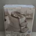 Jool Baby Potty Training Seat with 2 Step Ladder for Toddlers - Splash Guard, Adjustable Height (Gray)