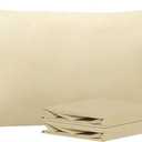NTBAY King Pillowcase Set - 2 Pack Brushed Microfiber 20x36 Pillowcases - Soft, Wrinkle-Free, Fade-Resistant, Stain-Resistant, Light Taupe Pillowcases with Envelope Closure - 20x36 Inches, Light Taupe