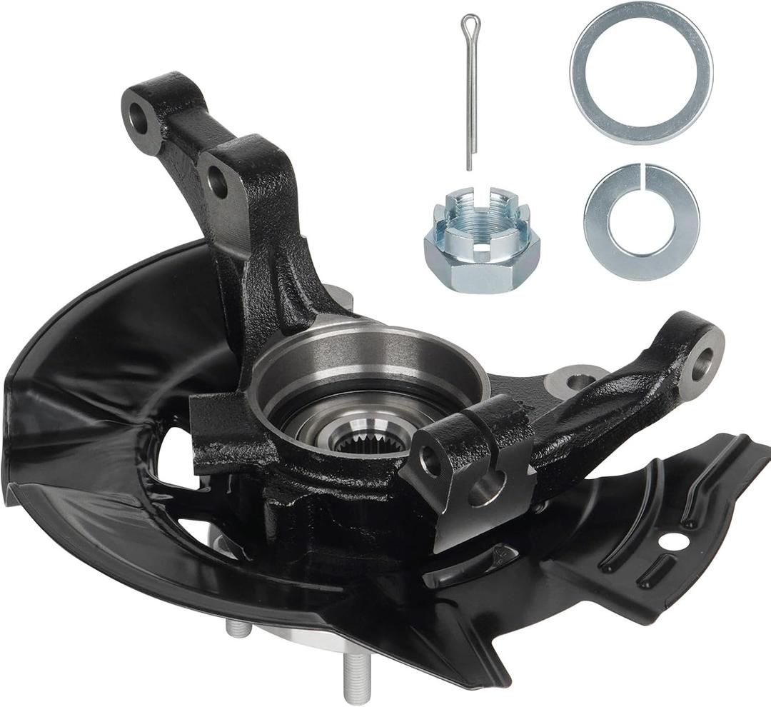 Front Right Steering Knuckle Assembly Kit for Hyundai Sonata GL/GLS/Limited/SE 2011-2013 L4 2.4L, w/o Sport Suspension, Passenger Side, 698-464 517163R010 5172038110 5175039603 WLK464